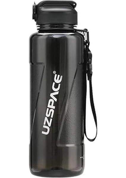 Fiftyfifty Pipetli Mega Boy 1500ML Tritan Su Matarası Siyah