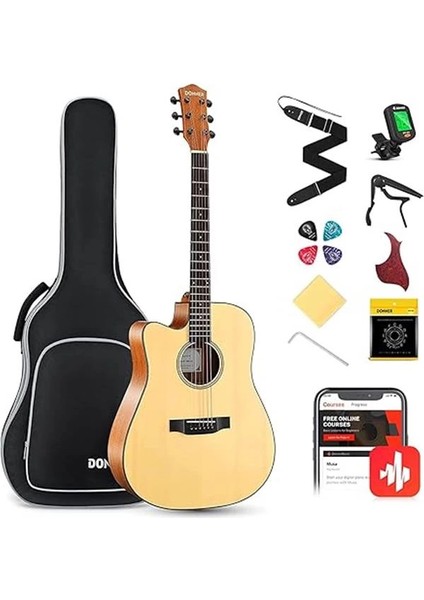 Dag-1cl Solak Akustik Gitar Paketi (Natural)