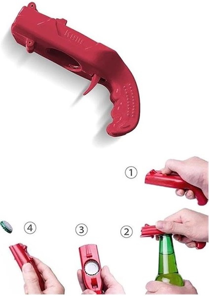 Cap Gun Fırlatma Özellikli Atış Yapabilen Gazoz Kapağı Açıcı indirimleri