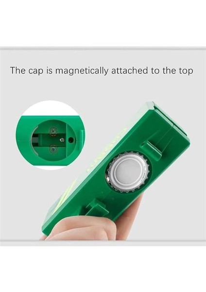 Cap Gun Fırlatma Özellikli Atış Yapabilen Gazoz Kapağı Açıcı