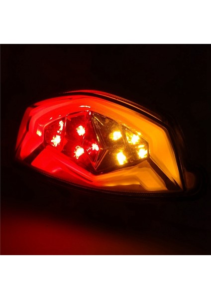 Motosiklet Arka Kuyruk Freni Dönüş Sinyalleri Suzuki GSX-S750 GSXS750 Gsx-S Gsxs 750 2017-2021 Için Entegre LED Işık (Yurt Dışından) modelleri