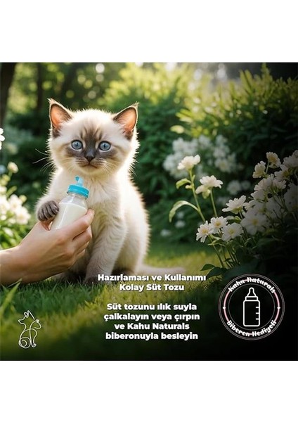 Kitten Care Milk Replacer, Anne Sütü Destekli Yavru ve Hamile Kedi Süt Tozu, 200 gr indirimleri