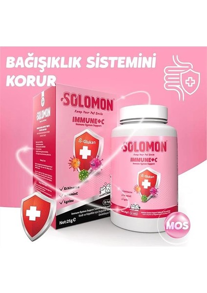 Immune+C Kedi ve Köpekler Için Bağışıklık Sistemini Destekleyici Tablet modelleri