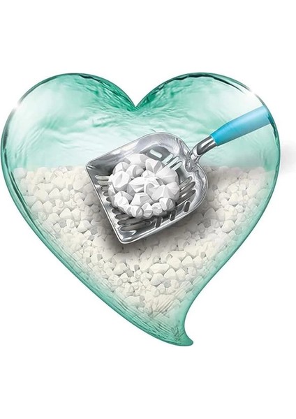 Active White Lotus Çiçeği Topaklanan Kedi Kumu 6l