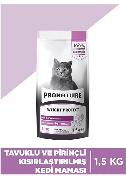 Tavuklu ve Pirinçli Kısırlaştırılmış Kedi Maması 1,5kg fiyatları