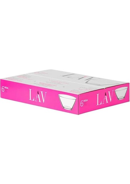 Vega 6'lı Orta Boy Kase