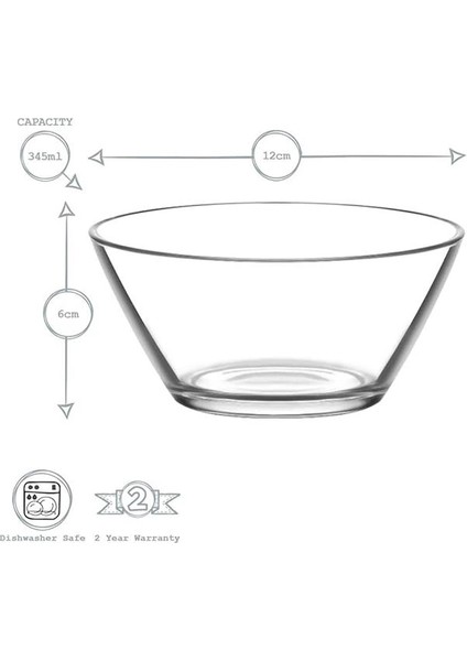 Vega 6'lı Orta Boy Kase