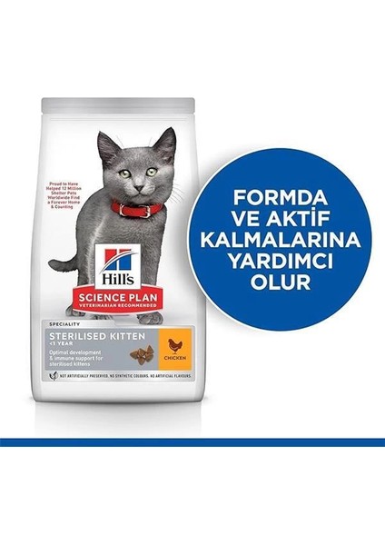 Hill’s Science Plan Sterilised Kitten Tavuklu Kısırlaştırılmış Yavru Kedi Maması fiyatları
