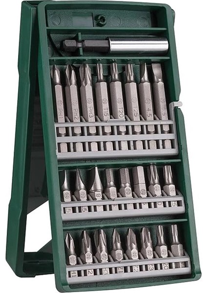Professional Accessories X/line Mini 25 Parça Vidalama Seti, Plastik Kutu, Yeşil modelleri