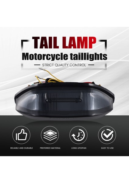 Arka Kuyruk Işık Fren Sinyalleri Honda CBR600RR 2013-2023 Aksesuarlar Için Entegre LED Işık (Yurt Dışından) fırsatları