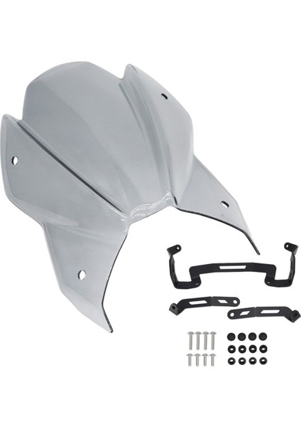 Suzuki GSX-S950 GSX-S1000 2021 2022 2023 Için Motosiklet Ön Ekran Rüzgar Kalkanı Ön Cam Aksesuarları, Dumanlı Gri (Yurt Dışından)