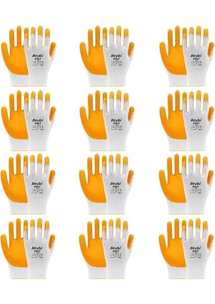 Pn7 Iş Eldiven 12 Çift 10 Beden