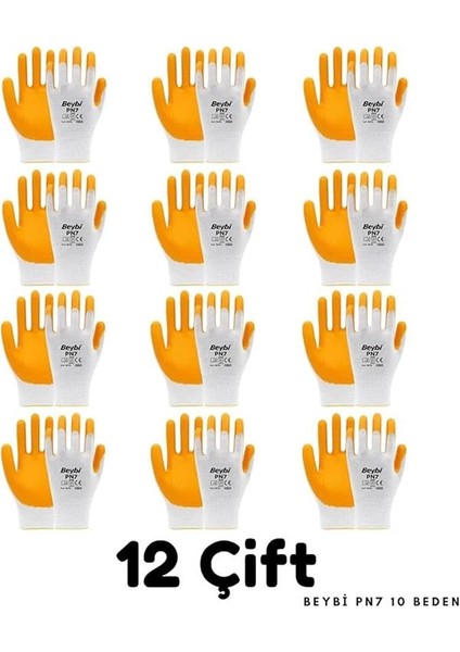 Pn7 Iş Eldiven 12 Çift 10 Beden fiyatları