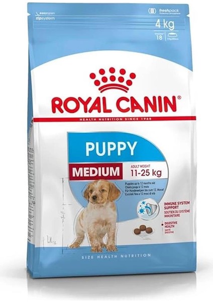 Medium Puppy Köpek Maması, 15 kg
