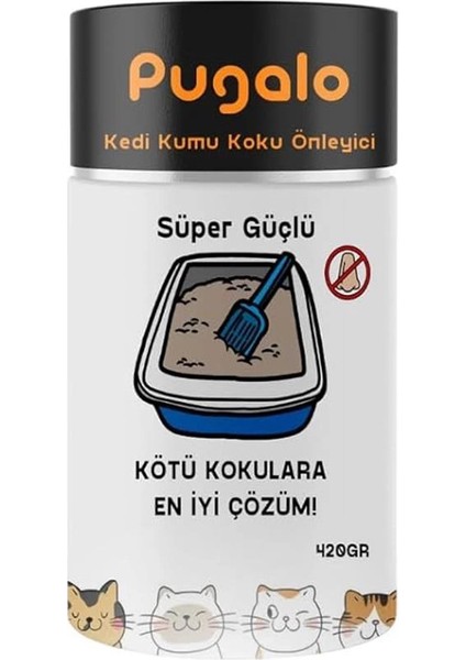 Kedi Kumu Koku Giderici 420 gr Aktif Karbon Koku Giderici