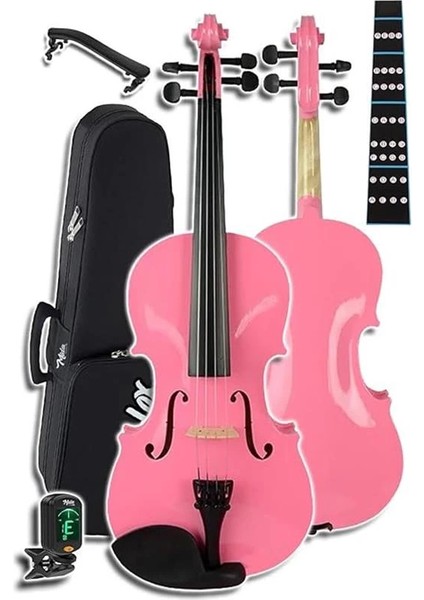HGA34PİNK-PAK Pembe 3/4 Çocuk Kemanı Seti 10-13 Yaş (Yastık Tuner Susturucu Çanta Yay Reçine) fiyatları