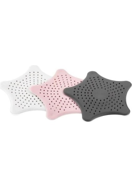 Seahome Vantuzlu Silikon Kaymaz Yıldız Lavabo ve Küvet Süzgeci Yıldız Süzgeç Beyaz Renk SEA114B fiyatları