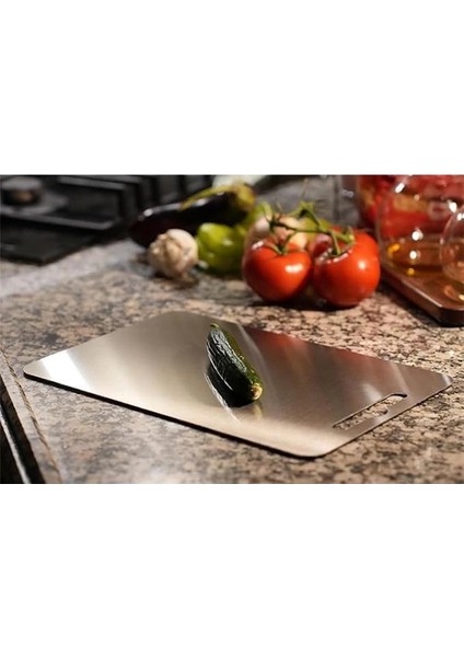 ,paslanmaz 304 Kalite Çelik Kesme Tahtası, Bulaşık Makinesinde Yıkanabilir, Mutfak Için Metal fırsatları