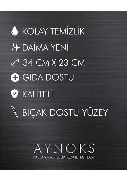 ,paslanmaz 304 Kalite Çelik Kesme Tahtası, Bulaşık Makinesinde Yıkanabilir, Mutfak Için Metal