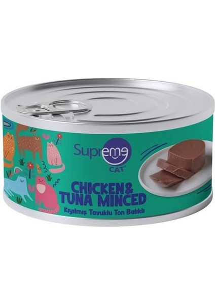 Kıyılmış Tavuklu & Ton Balıklı 85GR 24'lü Islak Mama