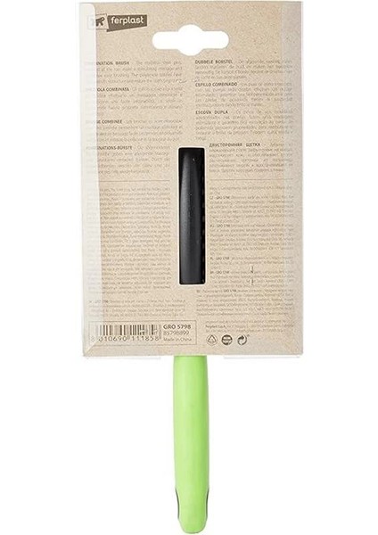 Gro 5798 Çift Taraflı Kedi Tüy Fırçası, S, Green, Double indirimleri