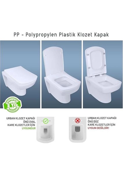 Urban Yavaş Kapanan Klozet Kapağı fiyatları