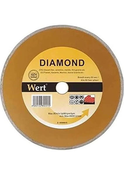 W 2710/115 Seramik/fayans Elmas Testere, Turuncu/gri, 115MM, Sarı fiyatları