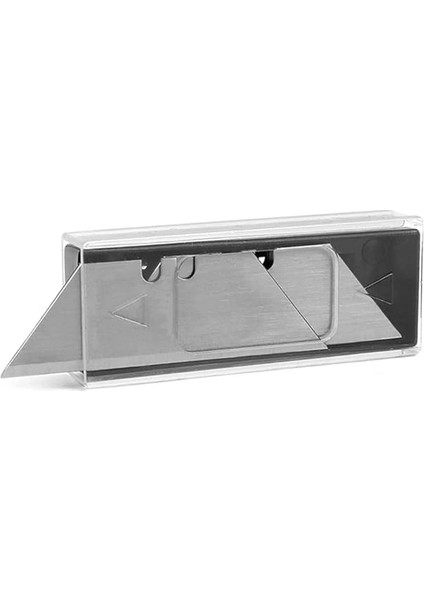 WP211014 Ağır Hizmet Paslanmaz Çelik/ahşap Gövde Katlanır Rötuş Maket Bıçağı + 10 Adet Yedek