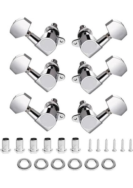 Midex Cb-60 Elektro Gitar Için Kaliteli Profesyonel Burgu Takımı Silver 1 Set fiyatları