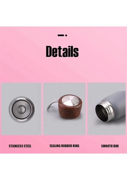 Çift Vakumlu Çelik 380 ml Siyah Termos fırsatları