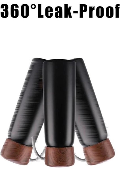 Çift Vakumlu Çelik 380 ml Siyah Termos indirimleri