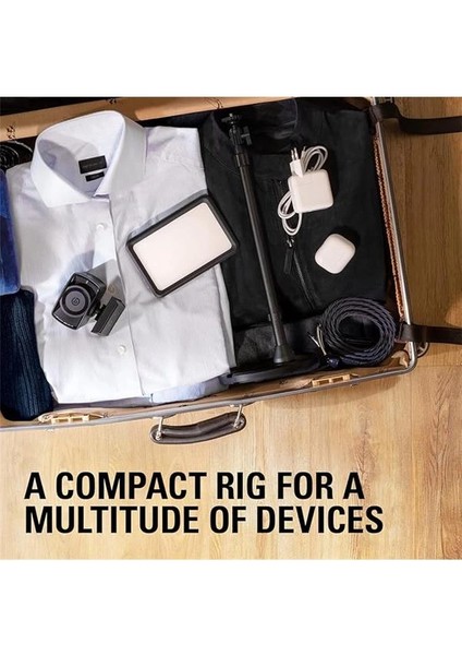 Mini Montaj - 64 Cm/25,2 Inçe Kadar Uzatılabilir, Tamamen Ayarlanabilir, Soğuk Ayakkabı