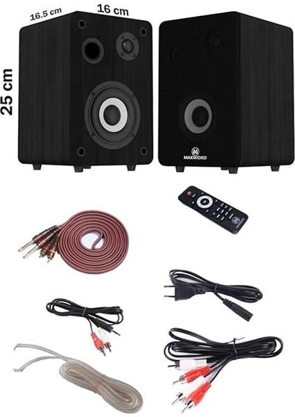 RM-400BK Aktif Stüdyo Referans Monitörü 4 Inç Çift Bluetooth USB 140 Watt fiyatları