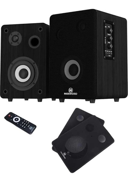 RM-400BK Aktif Stüdyo Referans Monitörü 4 Inç Çift Bluetooth USB 140 Watt modelleri