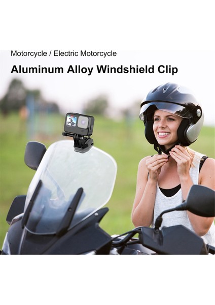 GOPRO/DJI/INSTA360 Spor Kamerası Için Puluz Motosiklet Ön Cam Braket Klip (Yurt Dışından) fırsatları