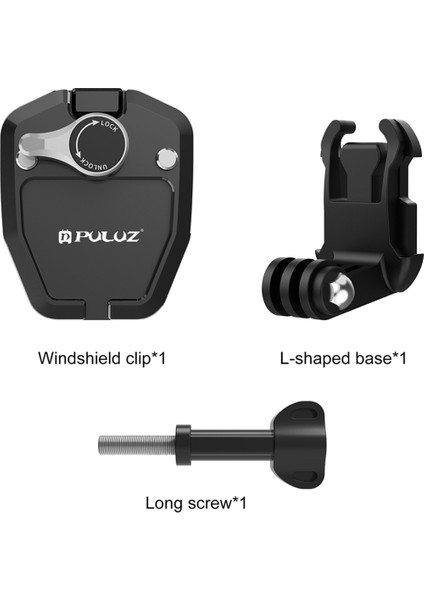 GOPRO/DJI/INSTA360 Spor Kamerası Için Puluz Motosiklet Ön Cam Braket Klip (Yurt Dışından) indirimleri