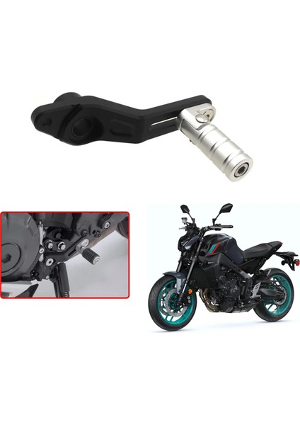 Motosiklet Aksesuarları Ayarlanabilir Katlanır Dişli Değiştirici Vites Değiştirme Pedal Kolu Yamaha Mt-09 MT09 2020-2024 Gümüş (Yurt Dışından) fiyatları
