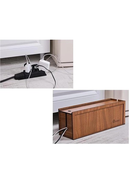 Kablo Kutusu, Kablo Priz Düzenleyici Organizer, Dekoratif Uzatma Kablosu Çoklu Priz Kutusu