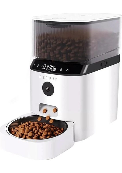 Petfit Autodine x 5l Wi-Fi Kameralı Akıllı Otomatik Kedi Köpek Mama Kabı Besleme Ünitesi (Sesli
