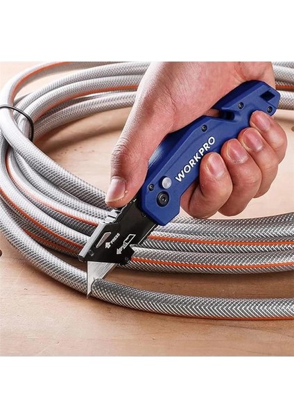 WP211008 Profesyonel Katlanır Çok Amaçlı Rötuş Maket Bıçağı + 10 Adet Yedek Bıçak indirimleri