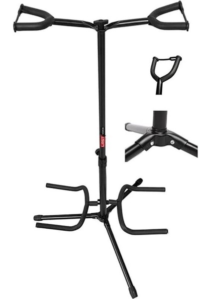 Gtr-22 Çoklu 2'li (Ikili) Gitar Bağlama Standı Sehpası