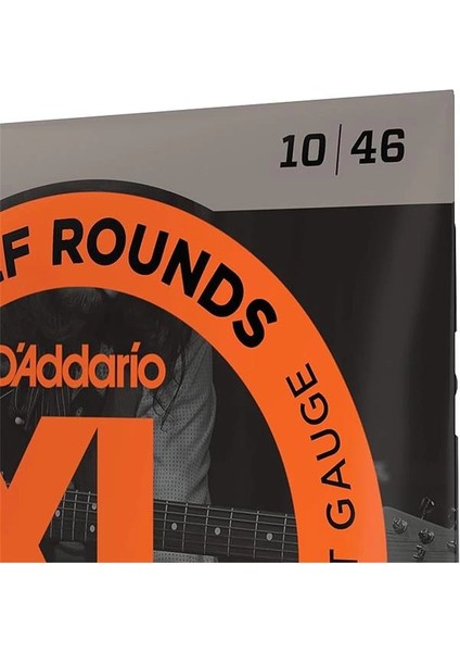 D'addario EHR310 Elektro Gitar Tel Seti, Xl, Half Rounds, Regular L fırsatları