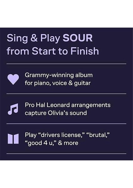 Olivia Rodrigo - Sour fırsatları