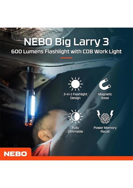 1041 Big Larry 3 600 Lümen Fener fiyatları