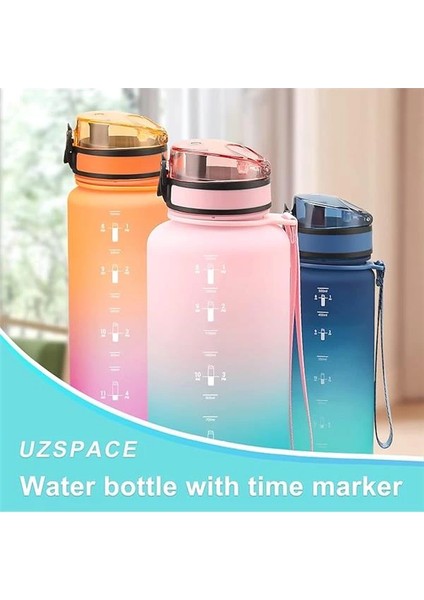 Spor Içecek Şişesi 500 ML/800 Ml/1 L, Sızdırmaz, Tritan ve Bisfenol A Içermez, Bisiklet