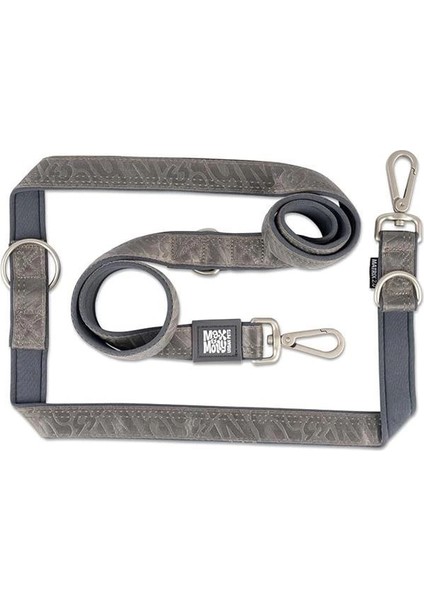 & Molly Urban Pets Matrix 2.0 Çok Fonksiyonlu Köpek Gezdirme Kayışı (Stone, S)