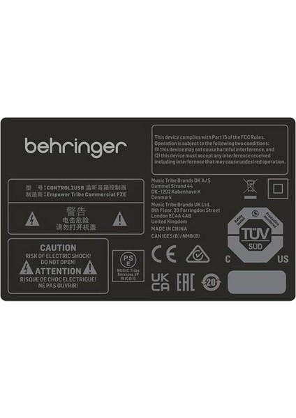 Control 2usb Stüdyo Monitör Kontrol Cihazı