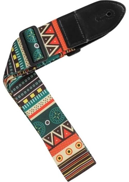 Midex SR-11GRN Gitar Omuz Askısı, Çok Renkli Desenli Uzunluk 90-143 cm modelleri
