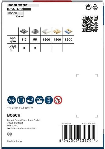 1 x Pro Multi Malzeme Delik Testeresi (Yumuşak Ahşap, Alçıpan Duvar Için, Ø 79 Mm, Profesyonel modelleri