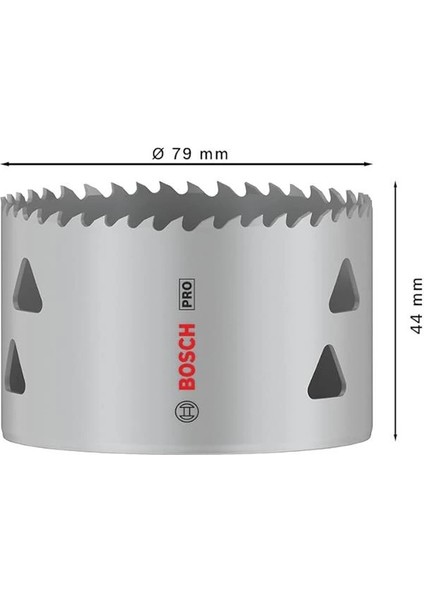 1 x Pro Multi Malzeme Delik Testeresi (Yumuşak Ahşap, Alçıpan Duvar Için, Ø 79 Mm, Profesyonel indirimleri